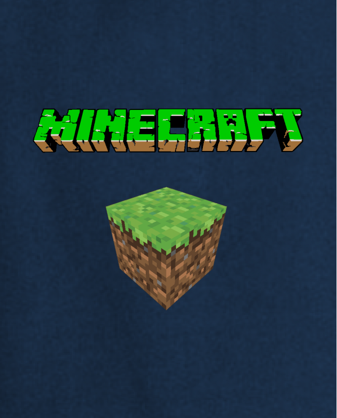 Džemperis Minecraft logo